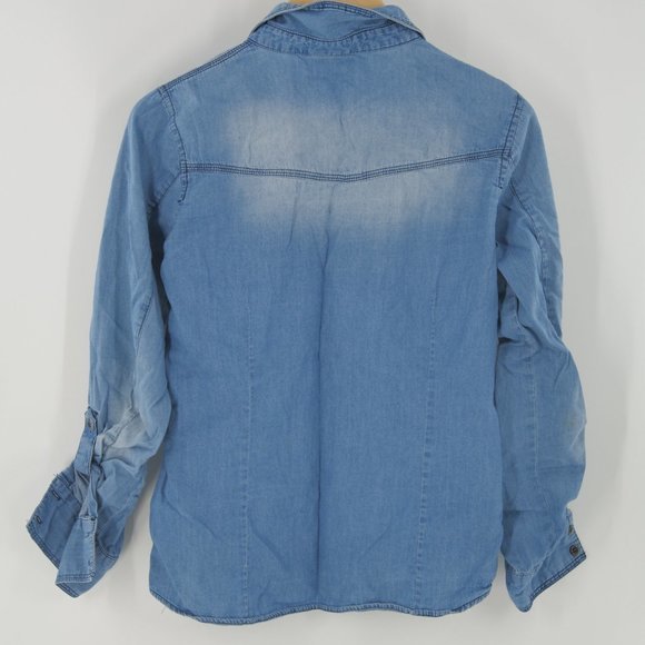 Girl Krazy Denim Shirt - Picture 2 of 6